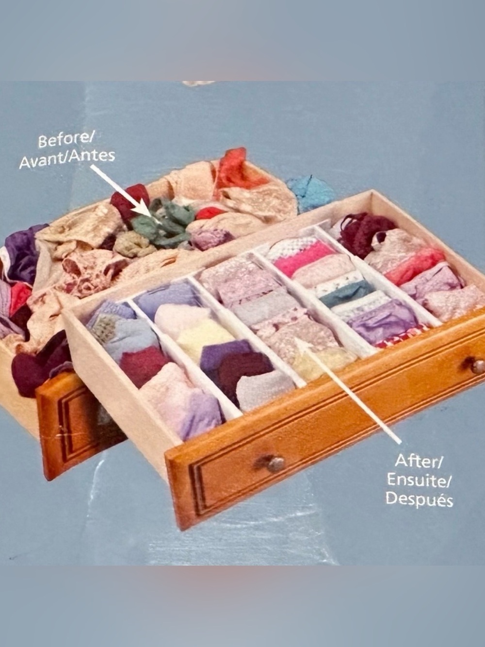 💞 Dream Drawers Spring Loaded Drawer Organizer Set